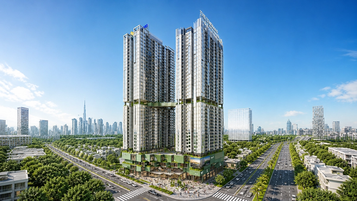 Phối cảnh tổng thể The Emerald Boulevard